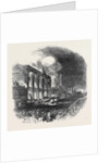 Burning of the Bowery Theatre, New York by Anonymous