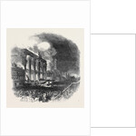 Burning of the Bowery Theatre, New York by Anonymous
