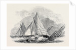 Royal Thames Yacht Club, Match for the Belvidere Cup; Belvidere, Blue Belle, Ino, Champion, Mystery, Antagonist by Anonymous