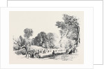 Tissington Well-Dressing in 1845, the Ceremony at the Hall Well by Anonymous