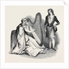 Tableau Vivant from the Lay of the Last Minstrel Mf. Byrne, the Irish Harper by Anonymous