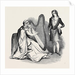 Tableau Vivant from the Lay of the Last Minstrel Mf. Byrne, the Irish Harper by Anonymous