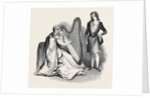 Tableau Vivant from the Lay of the Last Minstrel Mf. Byrne, the Irish Harper by Anonymous