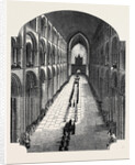 Funeral of the Bishop of Ely, in Ely Cathedral. by Anonymous