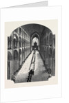 Funeral of the Bishop of Ely, in Ely Cathedral. by Anonymous