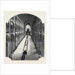 Funeral of the Bishop of Ely, in Ely Cathedral. by Anonymous