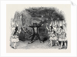 Scene from the Burlesque of Whittington and His Cat, at the Lyceum Theatre. by Anonymous