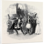Scene from the Burlesque of St. George and the Dragon, at the Adelphi Theatre. by Anonymous