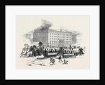The Broadway, New York: Sleigh Riding after the Late Snow Storm by Anonymous