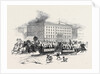 The Broadway, New York: Sleigh Riding after the Late Snow Storm by Anonymous
