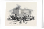 The Broadway, New York: Sleigh Riding after the Late Snow Storm by Anonymous