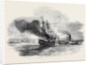 The Ship Lord Ashburton on Fire, Charleston. by Anonymous