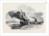 The Ship Lord Ashburton on Fire, Charleston. by Anonymous