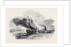 The Ship Lord Ashburton on Fire, Charleston. by Anonymous