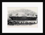 Launch of the Steam Frigate, Terrible, on Thursday Afternoon from Her Majesty's Dock-Yard at Deptford by Anonymous