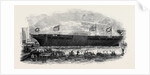 Launch of the Steam Frigate, Terrible, on Thursday Afternoon from Her Majesty's Dock-Yard at Deptford by Anonymous