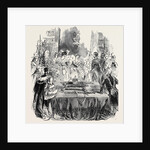 Ceremony of Robing Her Majesty, in the Library of the House of Lords. by Anonymous