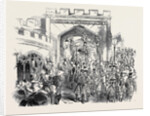 Her Majesty Leaving the House of Lords. by Anonymous