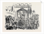 Her Majesty Leaving the House of Lords. by Anonymous