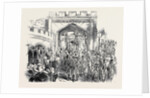 Her Majesty Leaving the House of Lords. by Anonymous