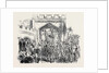 Her Majesty Leaving the House of Lords. by Anonymous