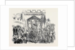 Her Majesty Leaving the House of Lords. by Anonymous