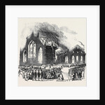 Burning of Greyfriars' Church. by Anonymous
