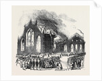 Burning of Greyfriars' Church. by Anonymous