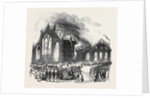 Burning of Greyfriars' Church. by Anonymous