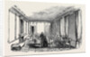 The Queen's Visit to the Duke of Buckingham, the Reception Room, at the Wolverton Station. by Anonymous