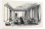 The Queen's Visit to the Duke of Buckingham, the Reception Room, at the Wolverton Station. by Anonymous