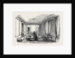 The Queen's Visit to the Duke of Buckingham, the Reception Room, at the Wolverton Station. by Anonymous