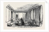 The Queen's Visit to the Duke of Buckingham, the Reception Room, at the Wolverton Station. by Anonymous