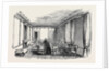 The Queen's Visit to the Duke of Buckingham, the Reception Room, at the Wolverton Station. by Anonymous