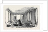 The Queen's Visit to the Duke of Buckingham, the Reception Room, at the Wolverton Station. by Anonymous