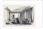 The Queen's Visit to the Duke of Buckingham, the Reception Room, at the Wolverton Station. by Anonymous