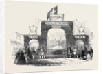 The Queen's Visit to the Duke of Buckingham, at Stowe, Arch at Wicken. by Anonymous