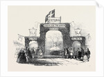 The Queen's Visit to the Duke of Buckingham, at Stowe, Arch at Wicken. by Anonymous