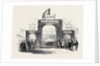 The Queen's Visit to the Duke of Buckingham, at Stowe, Arch at Wicken. by Anonymous