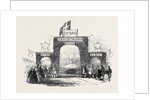 The Queen's Visit to the Duke of Buckingham, at Stowe, Arch at Wicken. by Anonymous