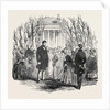 Queen Victoria Planting an Oak at Stowe. by Anonymous
