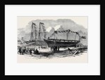Launch of the Earl of Hardwicke, Whaling Ship, at Cowes by Anonymous
