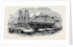 Launch of the Earl of Hardwicke, Whaling Ship, at Cowes by Anonymous