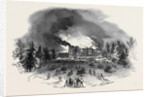 Destruction of Caversham Park House by Fire by Anonymous