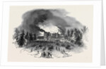 Destruction of Caversham Park House by Fire by Anonymous