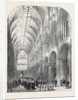 Installation of the Bishop of Norwich, the Procession in the Nave of Norwich Cathedral by Anonymous