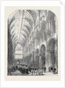 Installation of the Bishop of Norwich, the Procession in the Nave of Norwich Cathedral by Anonymous