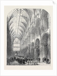 Installation of the Bishop of Norwich, the Procession in the Nave of Norwich Cathedral by Anonymous