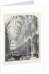 Installation of the Bishop of Norwich, the Procession in the Nave of Norwich Cathedral by Anonymous