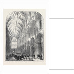 Installation of the Bishop of Norwich, the Procession in the Nave of Norwich Cathedral by Anonymous